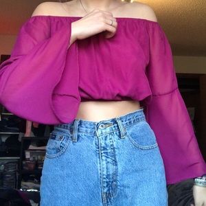 off the shoulder top